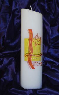 Taufkerze "Junia",&nbsp;