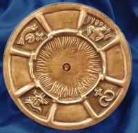Edler Taufkerzen-Leuchter (Bronze),&nbsp;