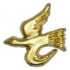 Taube aus Wachs (gold)